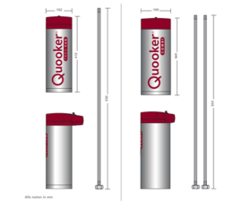Quooker® COMBI+ Fusion Square Rosé Koper