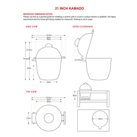 KEIJ KAMADO Pro Blue - Large - 21"