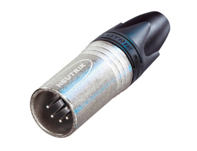 Neutrik DMX 5-polig kabeldeel Male blank | NC5MXX
