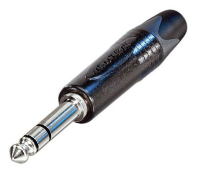 Neutrik Jack stereo kabeldeel zwart | NP3X-BAG