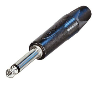 Neutrik Jack mono kabeldeel zwart | NP2X-BAG