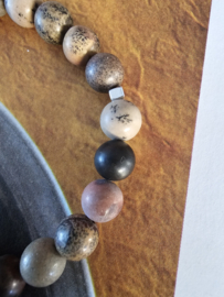 Natuursteen mix armband