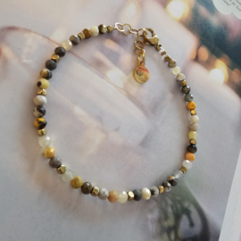 Bumble Bee Jaspis armbandje
