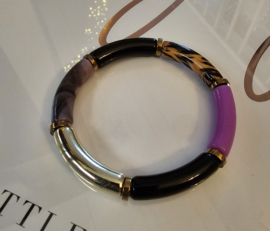 Tube armband op elastiek