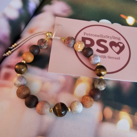 Mama Gaia BlessingMala Tijgeroog 8mm