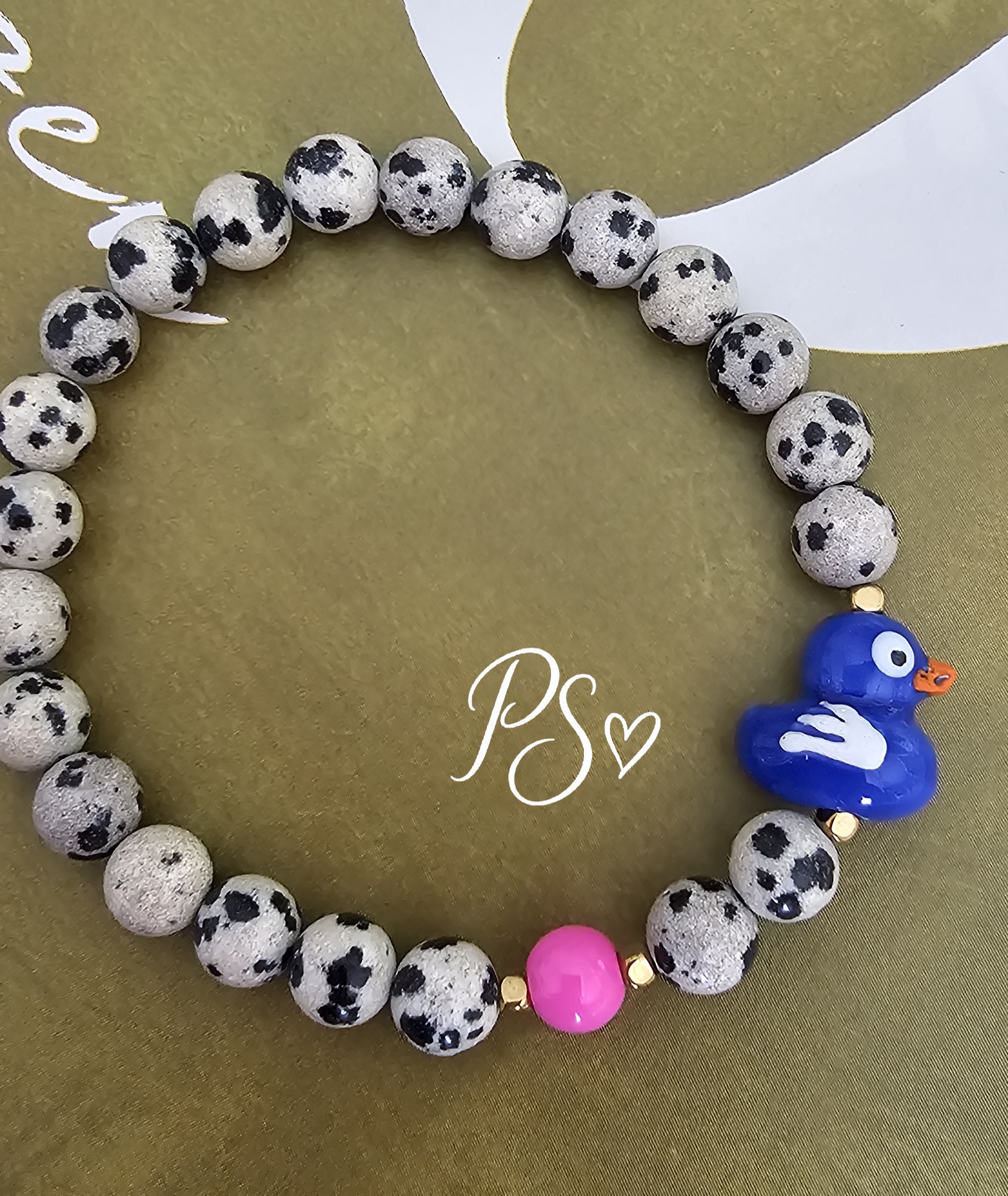 Eigenwijs Eendje Dalmatiër Jaspis