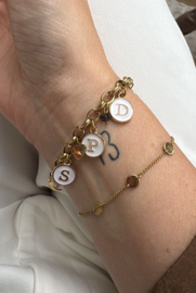 Initialen Bedel armband