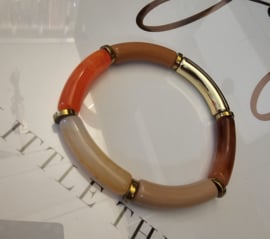 Tube armband op elastiek