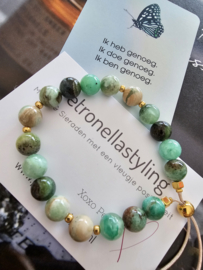 Australische Chrysopraas BlessingMala 8mm
