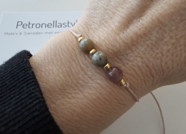 Balans armbandje Indian Agaat