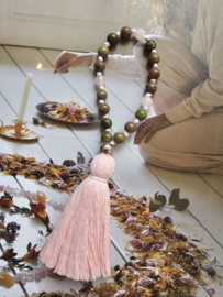 Mini PocketMala Unakiet en Rozenkwarts