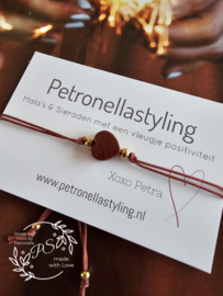 Armbandje rode Jaspis