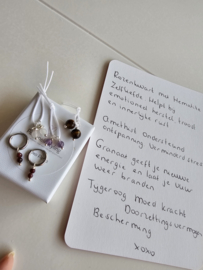 Healing set oorbellen na ziekte