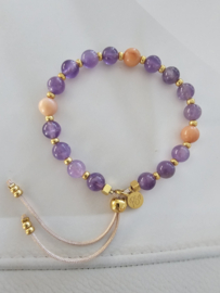 Amethist en Aventurijn Happy BlessingMala