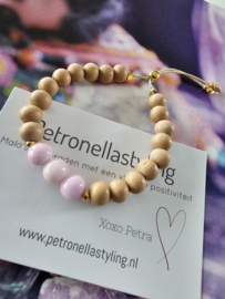KinderMala armband met Jade