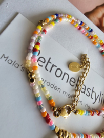 Smiley ketting mini Miyukikraaltjes