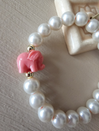 Pearls & roze olifantje