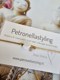 Armbandje Hyacint kristal ♡