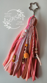 Frutsel sleutelhanger Boho Love