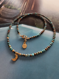 African Turkoois ketting | Choker model