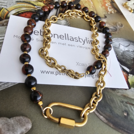 Mahonie Obsediaan 2 delen ketting