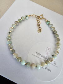 Groene Maansteen armbandje