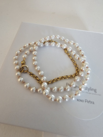 Vintage Parellook ketting