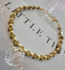 Hematiet armbandje Luck