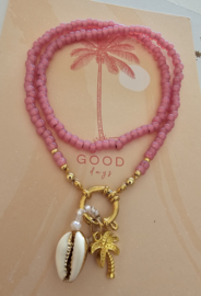 Ketting Palmboom en Kaurischelp