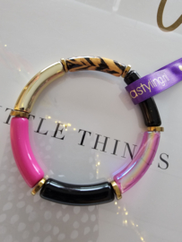 Tube armband op elastiek