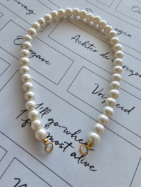 Pearl look 50/50 beads