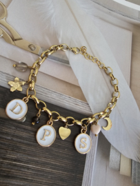 Initialen Bedel armband