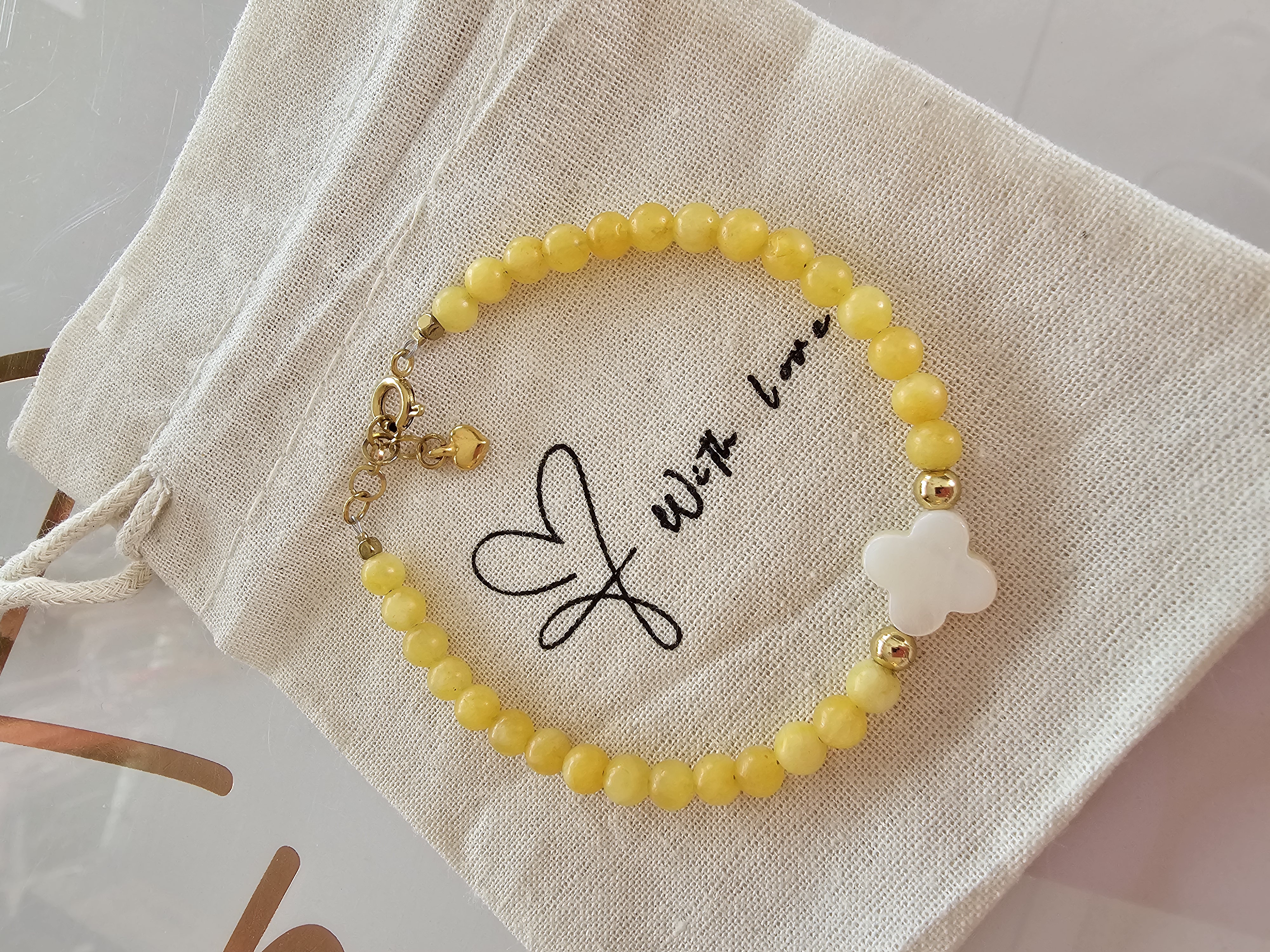 Melissa Calciet armbandje met schelp