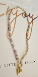 Connectie stuk Calciet (goud)