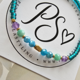 Tiny Treasure beads Elastisch armbandje | PS♡