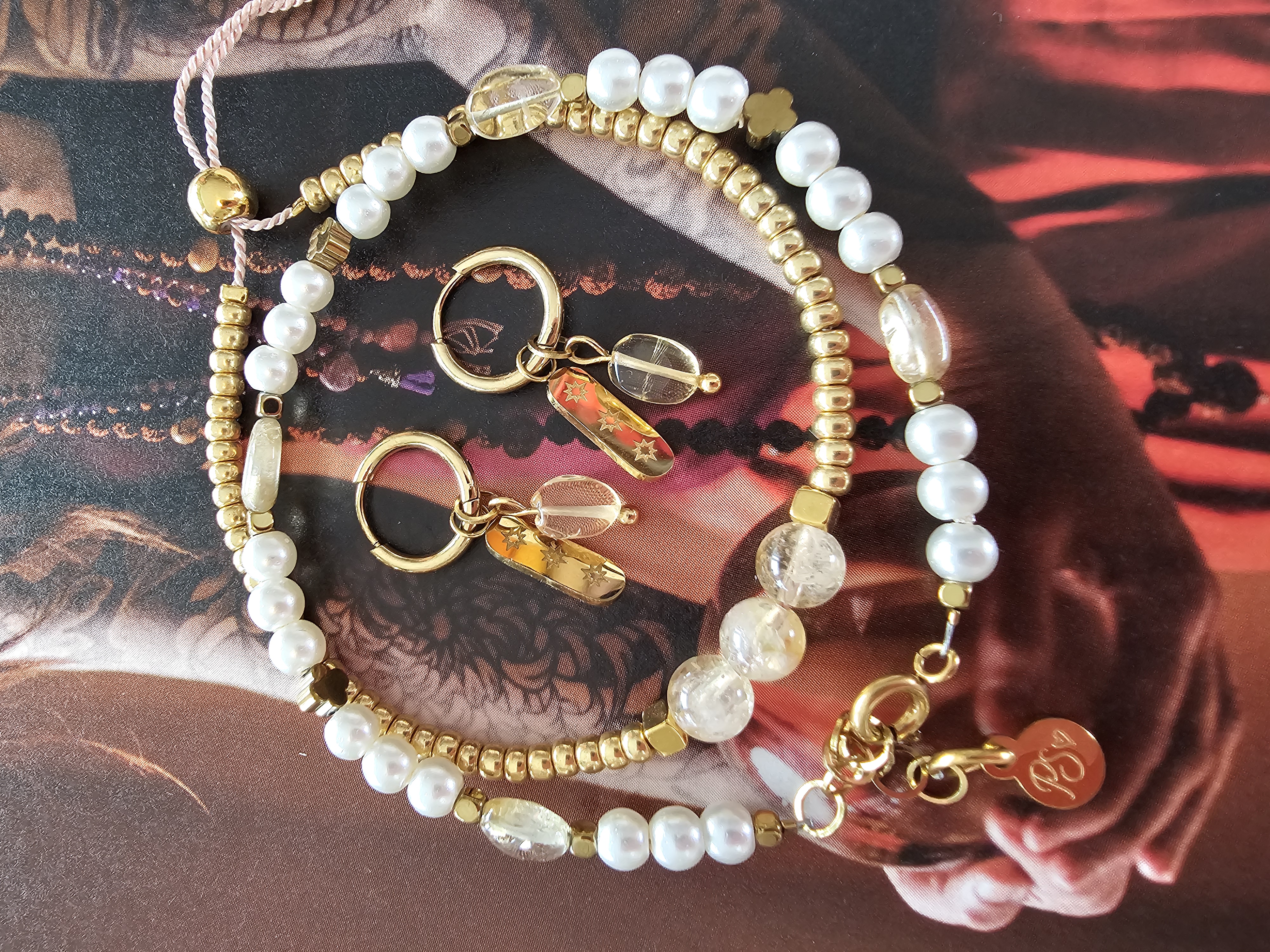 Citrien armbandje Parellook