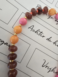Festival 50/50 beads connectie stuk