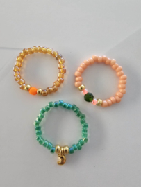 Setje met elastische ringetjes