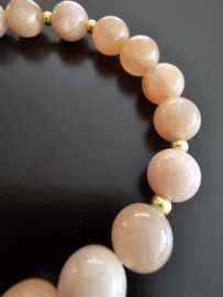 Roze Maansteen Blessing Mala 8mm