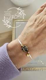 Armbandje Dalmatiër Jaspis ♡