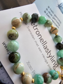 Australische Chrysopraas BlessingMala 8mm