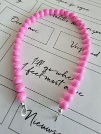 Bubblegum Pink 50/50 beads