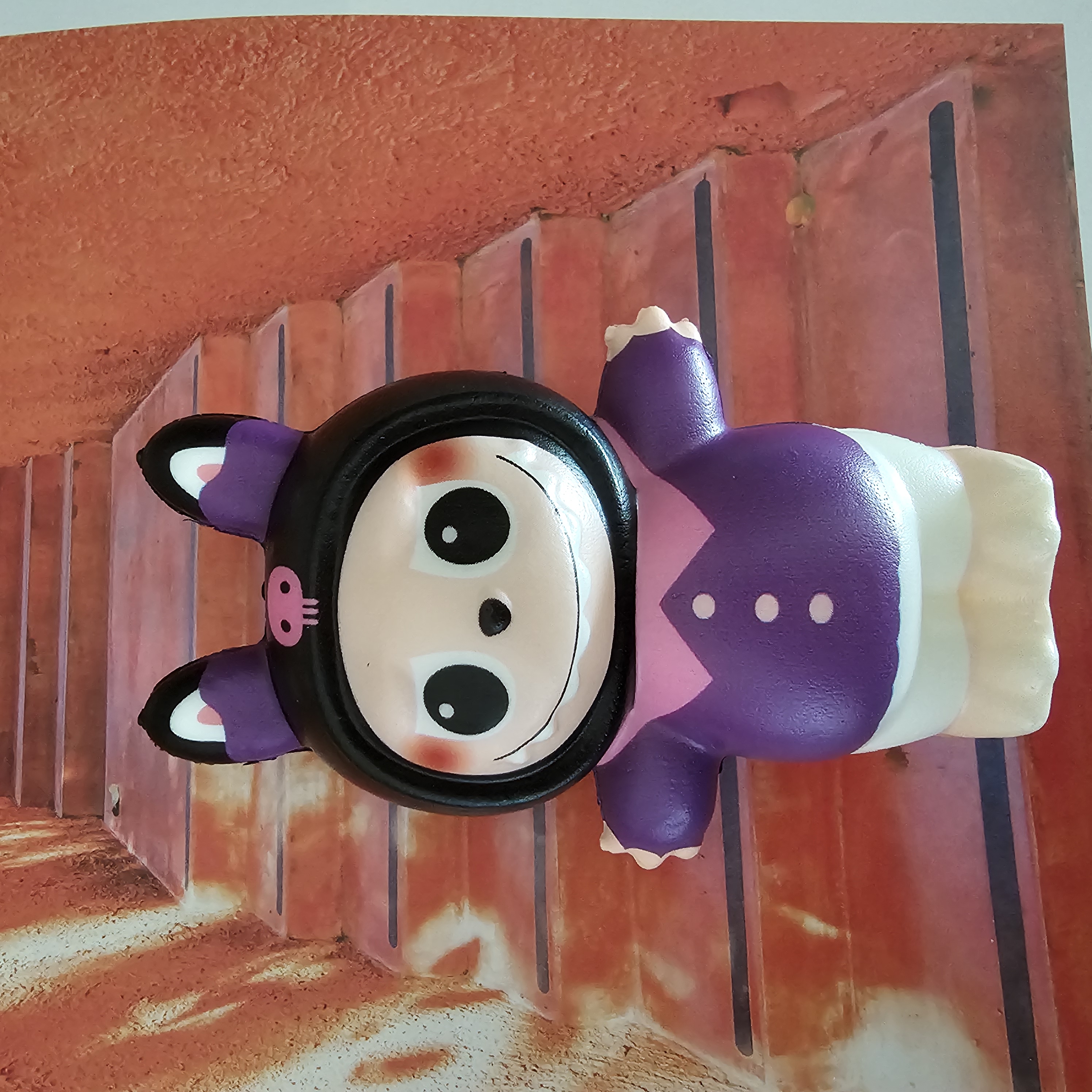 Labubu look alike (Lafufu) squishy met je naam