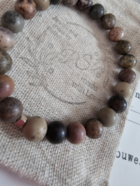 Natuursteen mix armband