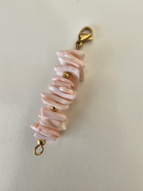 Connectie bedel schelp Lightpink