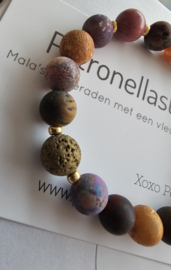 Mama Gaia BlessingMala (Rhodoniet Lava)