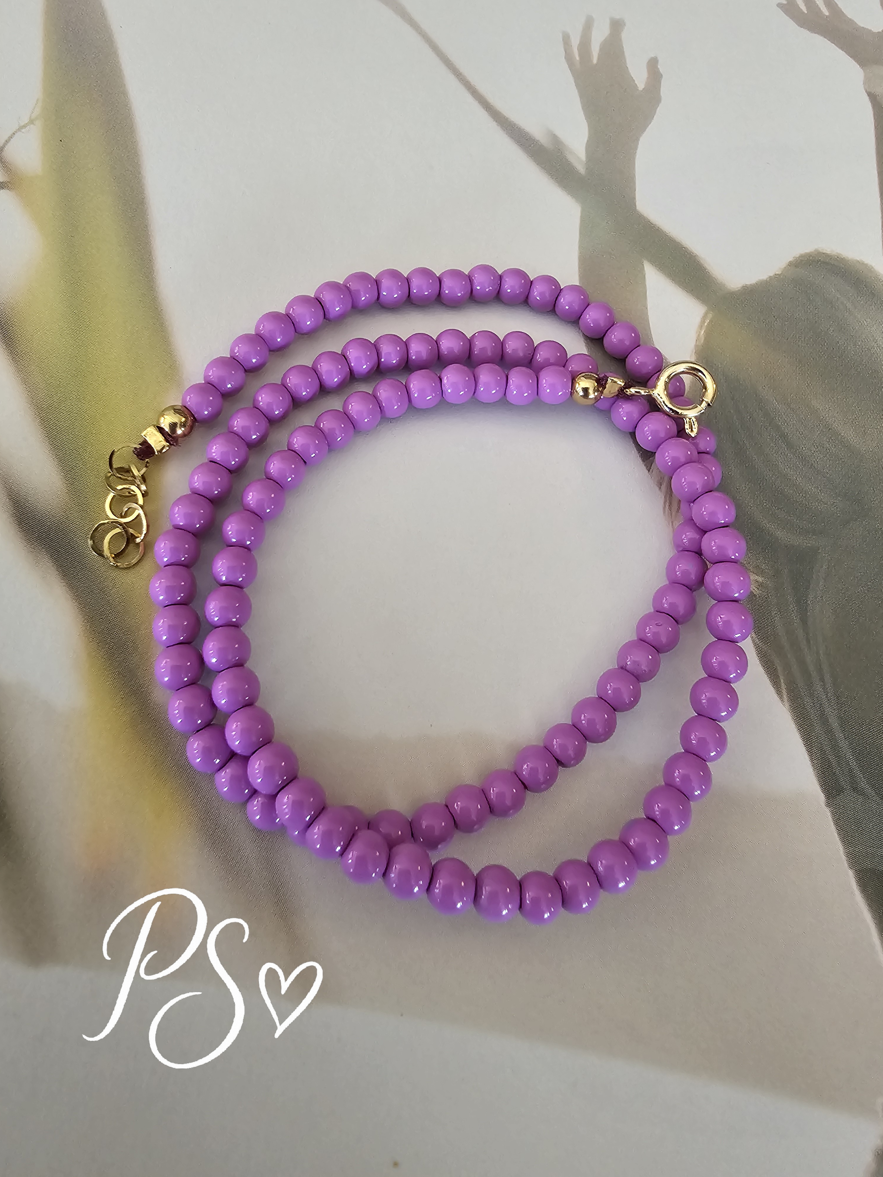 Purple love ketting