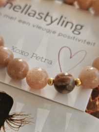 Roze Maansteen BlessingMala 8mm