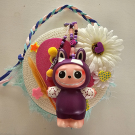 Stitch & Labubu feestje | tasje met squishy
