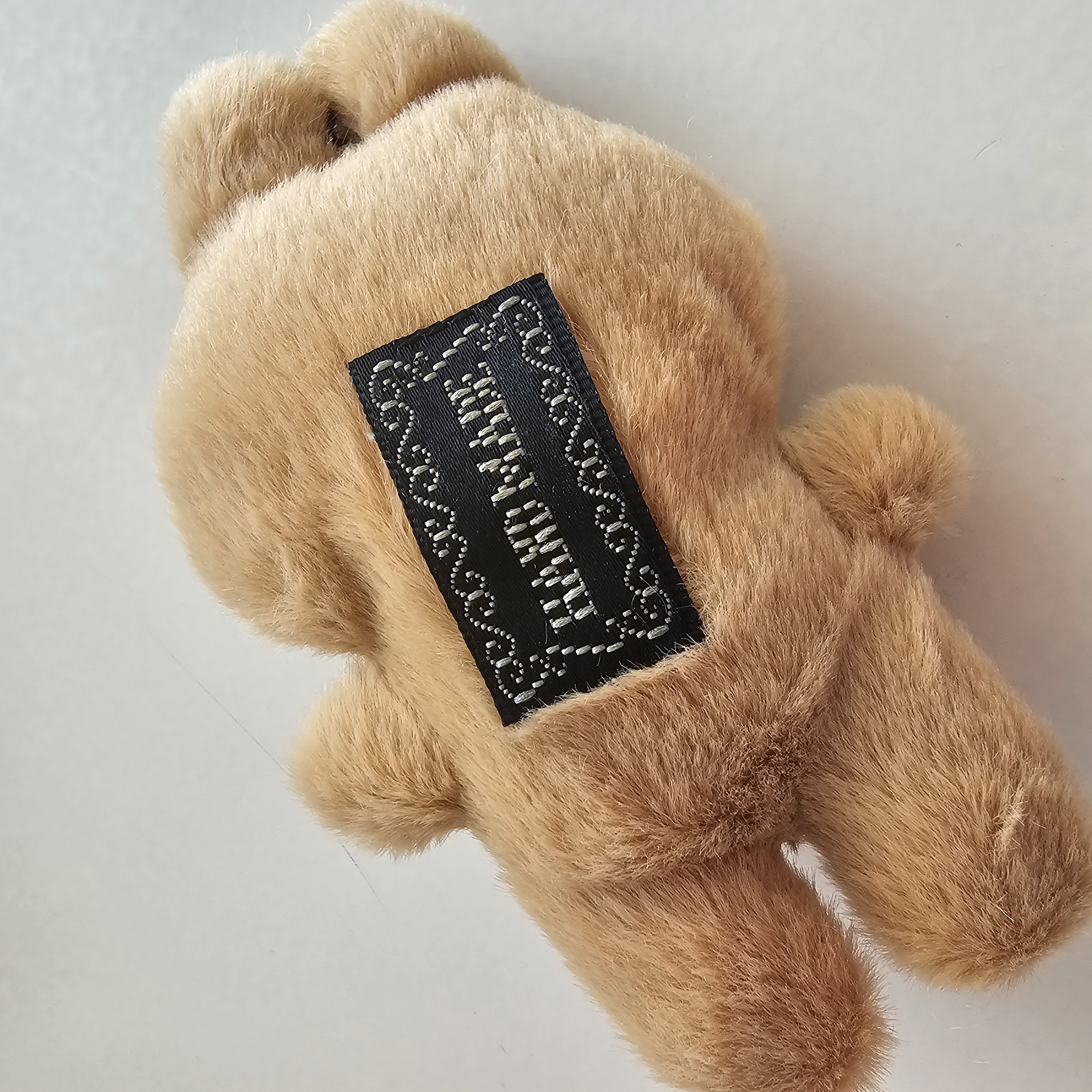 Sleutelhanger #Lafufu bruin met strik